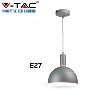 Lampadario Sospensione Grigio E27